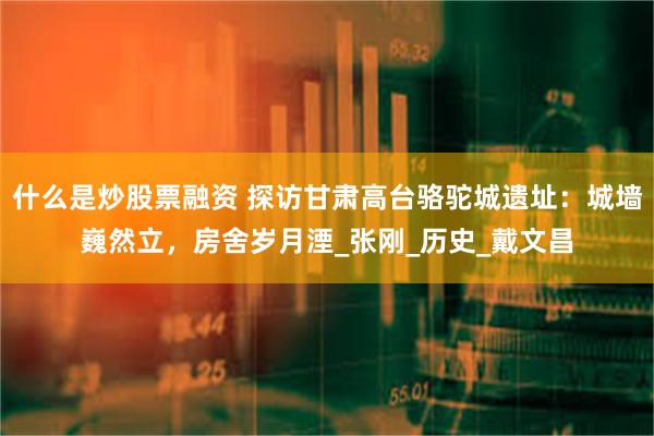 什么是炒股票融资 探访甘肃高台骆驼城遗址：城墙巍然立，房舍岁月湮_张刚_历史_戴文昌