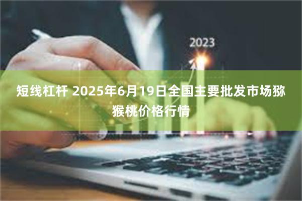 短线杠杆 2025年6月19日全国主要批发市场猕猴桃价格行情