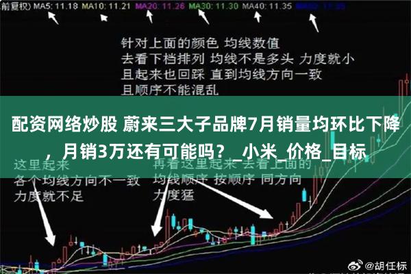 配资网络炒股 蔚来三大子品牌7月销量均环比下降，月销3万还有可能吗？_小米_价格_目标