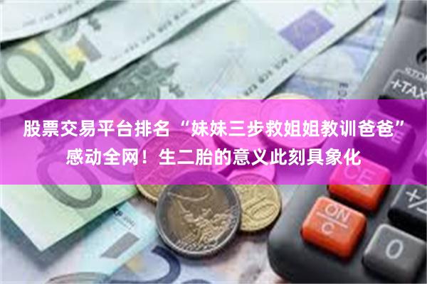 股票交易平台排名 “妹妹三步救姐姐教训爸爸”感动全网！生二胎的意义此刻具象化